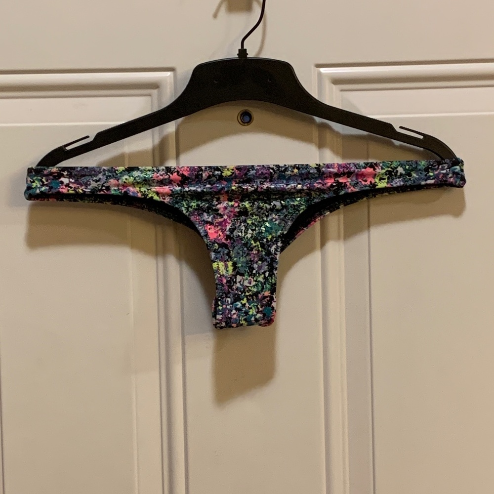 Victoria's Secret-  Graffiti Thong Bikini (Bottom Only!)